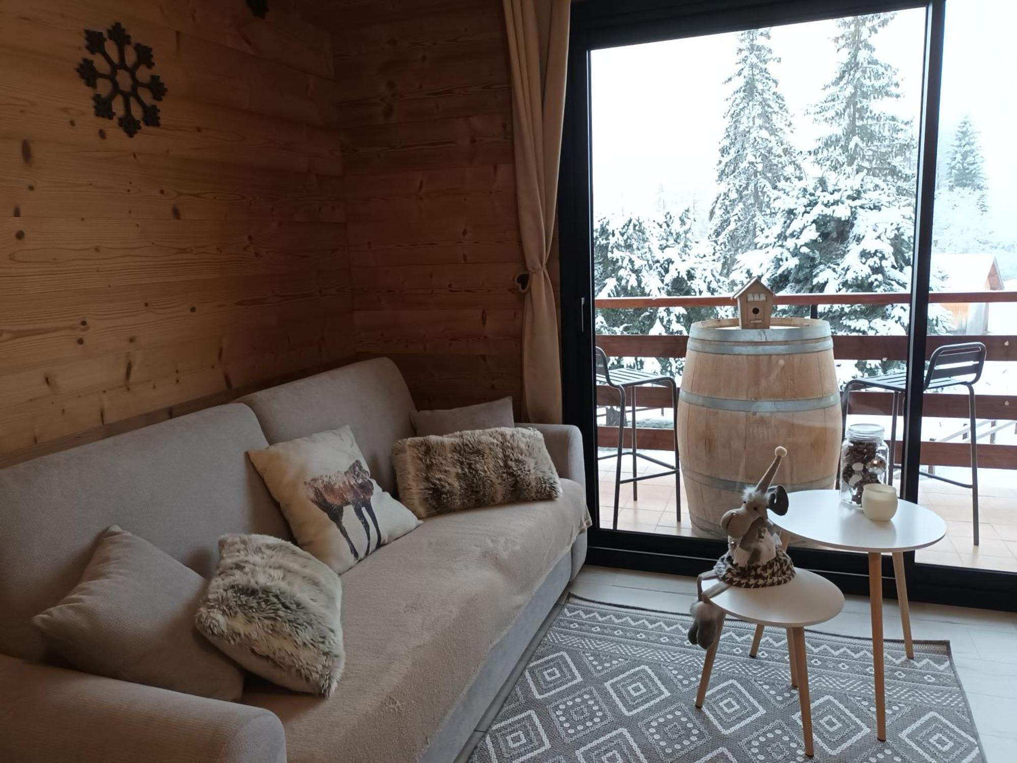 Appartement Montagne Le Flocon Saint-Michel-de-Chaillol Bagian luar foto